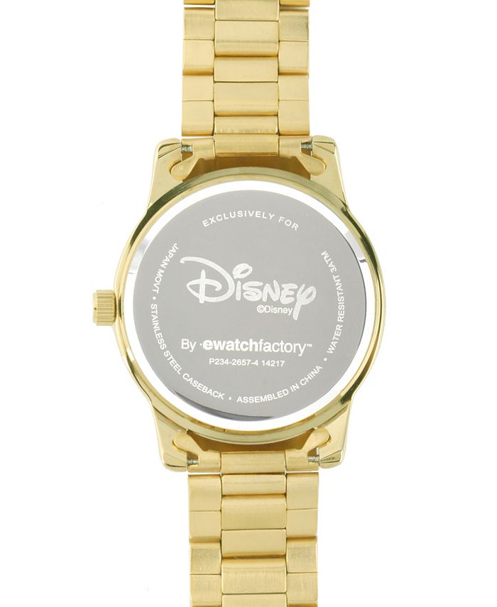 ewatchfactory Disney Mickey Mouse Men's Gold Alloy Watch - Macy's