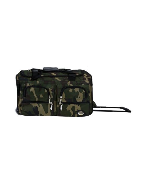 Сумка Rockland 22" Carry-On Rolling Duffle, цвет: Камуфляжный