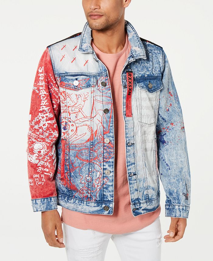 Reason Men s Worldwide Denim Jacket Macy s