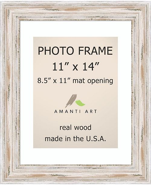 Amanti Art Alexandria Whitewash 11 X 14 Matted 8 5 X 11