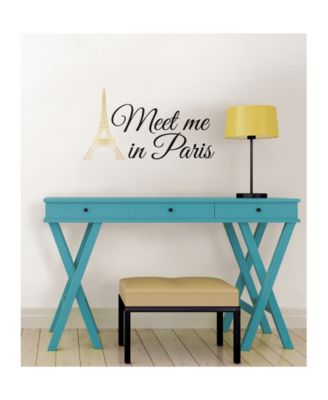 Photo 1 of Meet Me In Paris Wall Quote