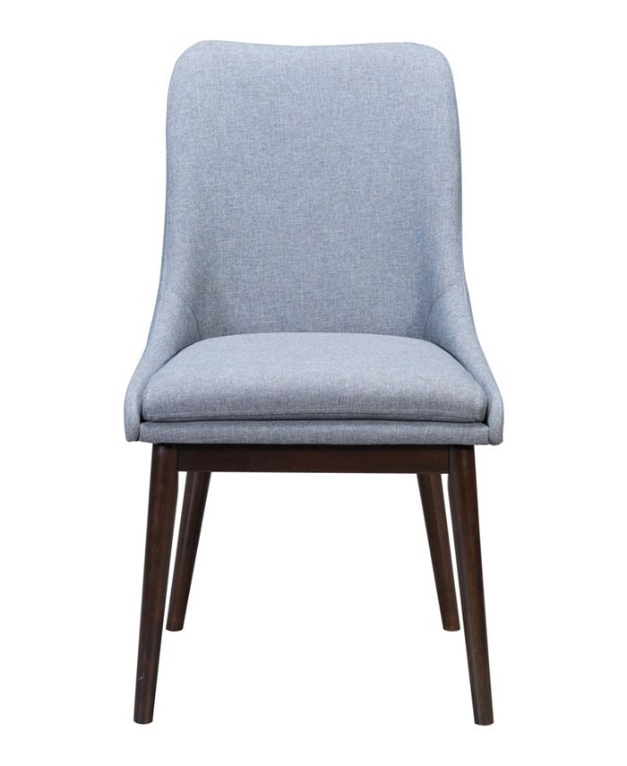 Zuo Ashmore Dining Chair Charcoal Gray (Set of 2) & Reviews Furniture