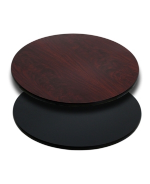 CLICKHERE2SHOP 24'' ROUND TABLE TOP WITH REVERSIBLE LAMINATE TOP