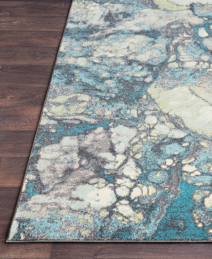 Surya Aberdine ABE8014 Aqua 2' x 3' Area Rug Macy's