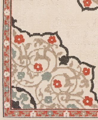 CLOSEOUT! Alfresco ALF-9679 Burnt Orange 8'9" x 12'9" Area Rug, Indoor/Outdoor