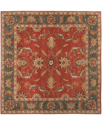 Livabliss - Caesar CAE-1007 Rust 4' Square Area Rug