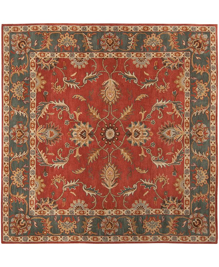 Surya - Caesar CAE-1007 Rust 4' Square Area Rug