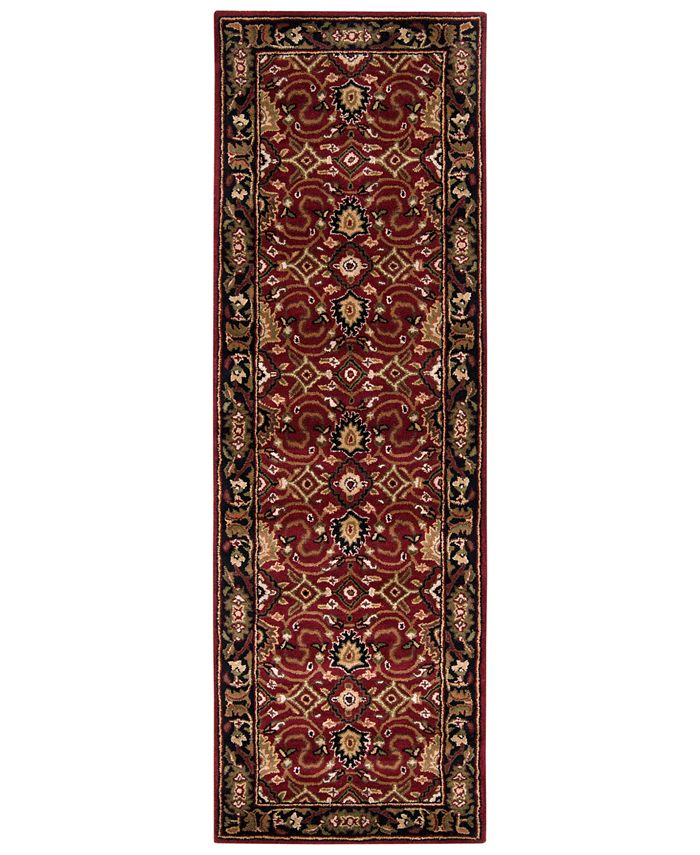 Surya - Caesar CAE-1031 Burgundy 3' x 12' Runner Area Rug