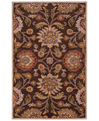 Livabliss - Caesar CAE-1051 Dark Brown 7'6" x 9'6" Area Rug