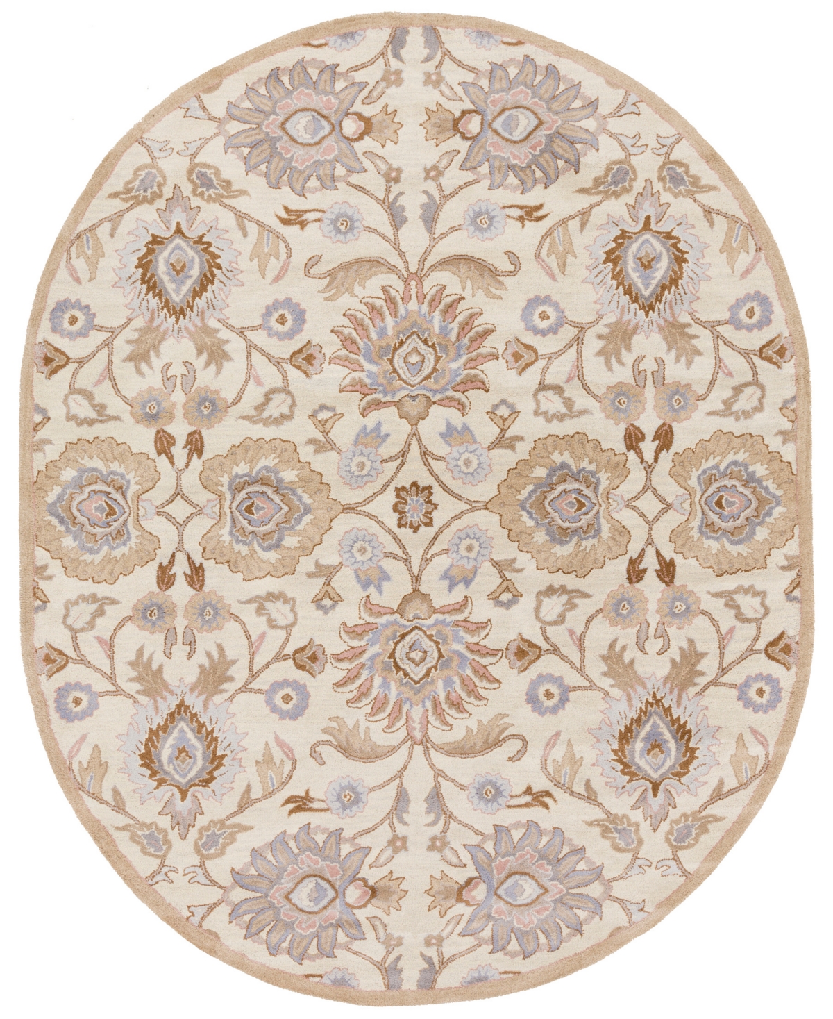 Surya Caesar Cae-1109 Cream 8' x 10' Oval Area Rug - Cream