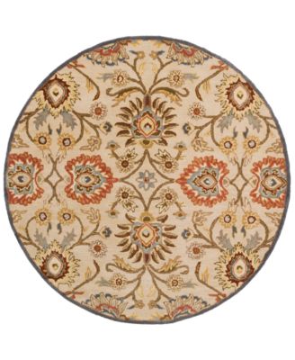 Livabliss - Caesar CAE-1116 Ivory 6' Round Area Rug