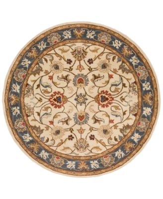 Livabliss - Caesar CAE-1125 Bright Yellow 8' Round Area Rug