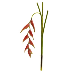 Nearly Natural 31-in. Hanging Heliconia Artificial Flower, Set Of 4 In Orange