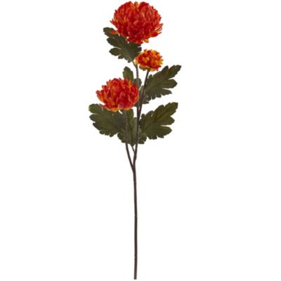 29-In. Chrysanthemum Artificial Flower, Set of 12