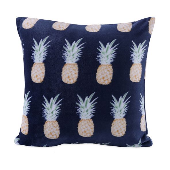 Berkshire Blanket & Home Co.® Pineapple Print Velvety Plush Pillow