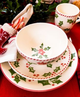 Euro Ceramica Natal Dinnerware Collection