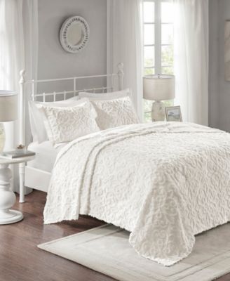Sabrina Tufted Chenille 3-Pc. Bedspread Set, King/California King