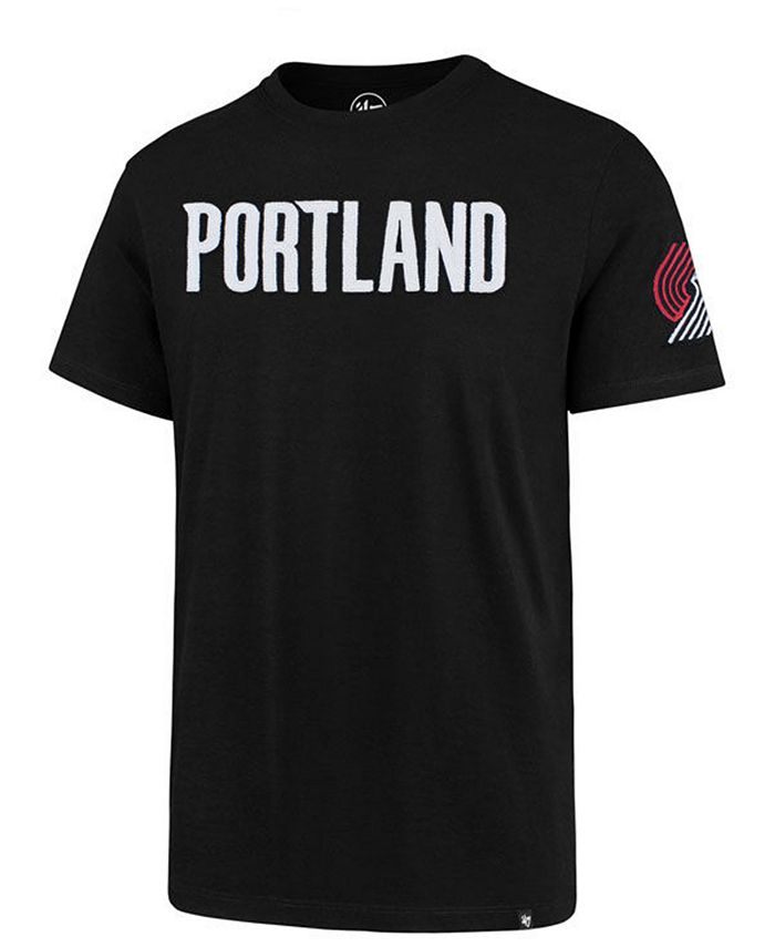 '47 Brand Men's Portland Trail Blazers Fieldhouse T-Shirt - Macy's