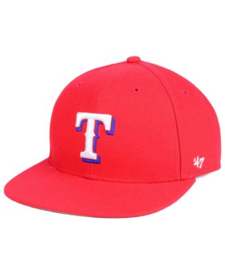 47 Brand Texas Rangers Woodside Captain Snapback Cap - Macy's