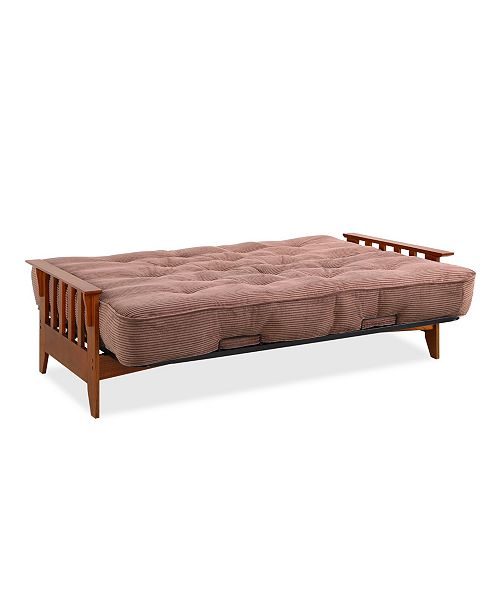 Dwell Home Inc. Simmons Seattle Vintage Oak Futon Frame With 8