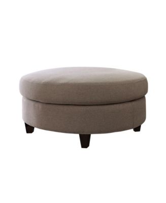 Desda Contemporary Round Ottoman - Macy's