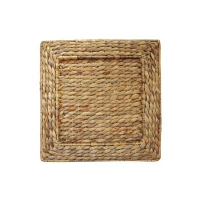 American Atelier - WATER HYACINTH SQUARE SET/4 CHARGER PLATES