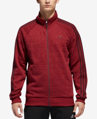 adidas maroon jacket mens