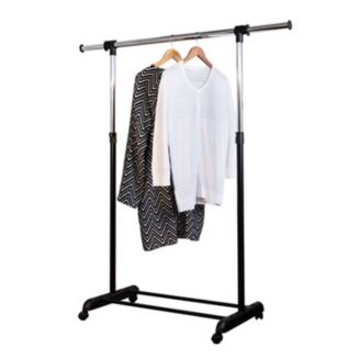 Honey Can Do Adjustable Garment Rack with Extendable Bar - Macy's