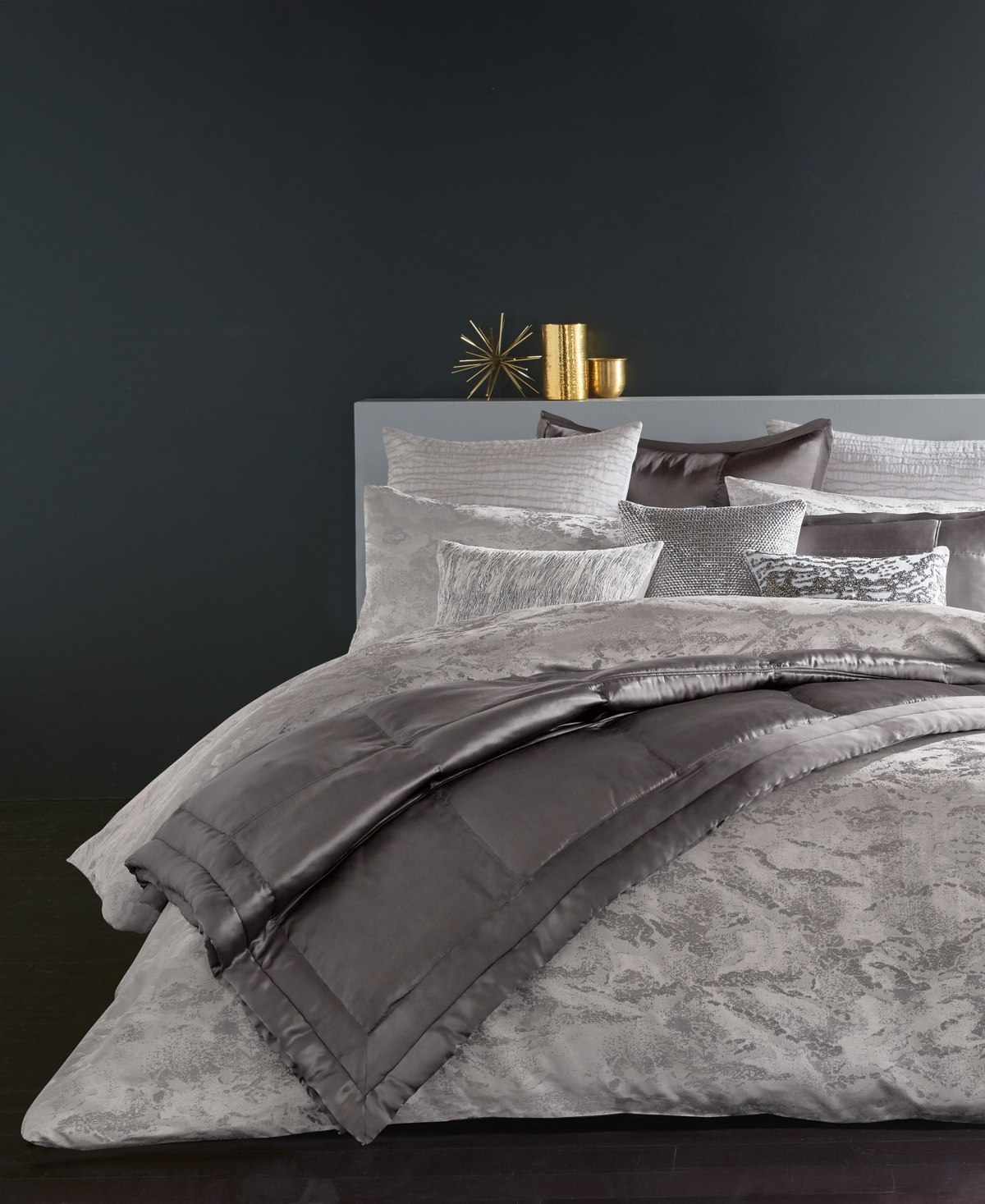 Donna Karan Home Luna Duvet Cover, Full/Queen