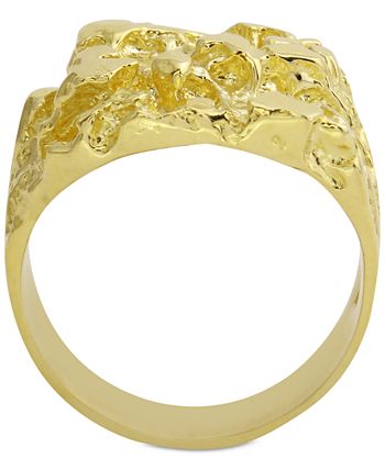 Macy's - Men's Nugget Ring in 10k Gold