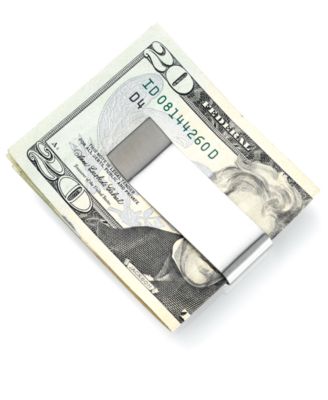 Kenneth Cole - Money Clip, Double Your Money Stainless Steel