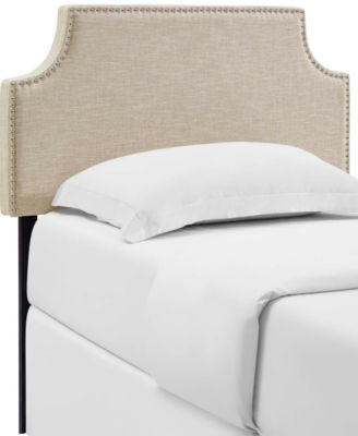 Laura Twin Upholstered Fabric Headboard