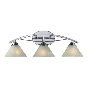 Elk Lighting Elysburg 3-light Wb In Polished Chrome