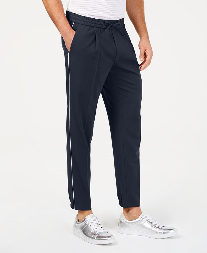 INC International Concepts I.N.C. Men's Piped Drawstring Jogger Pants