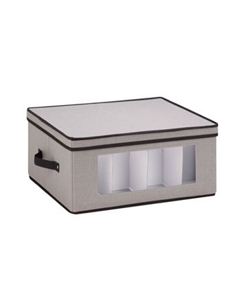 Honey Can Do Large Window Storage Chest, Gray - Macy's