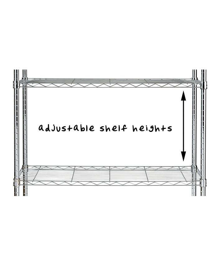 Honey Can Do 4tier Chrome Shelving Unit Macy's