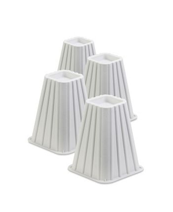 Honey Can Do - 8" Square Bed Risers, Set of 4