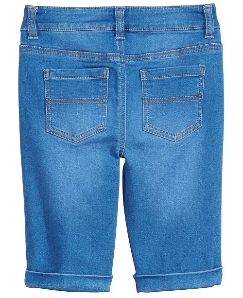 Epic Threads Big Girls Denim Bermuda Shorts, Created for Macy's