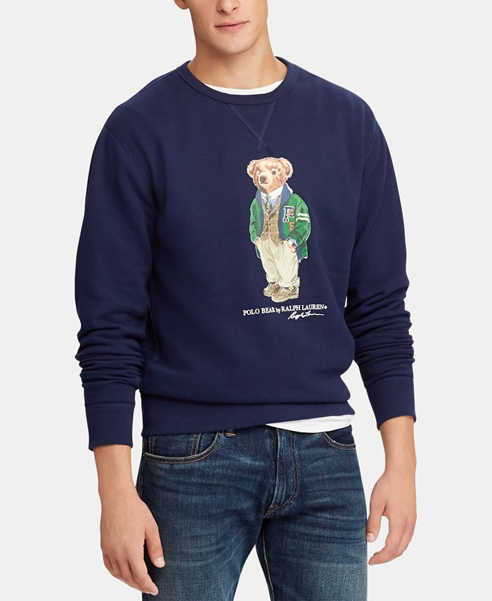 Polo Ralph Lauren Men's Polo Bear Fleece Sweatshirt, Created for 