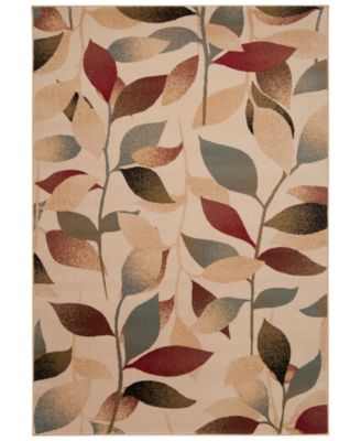 Livabliss - Riley RLY-5010 Dark Red 5'3" x 7'6" Area Rug