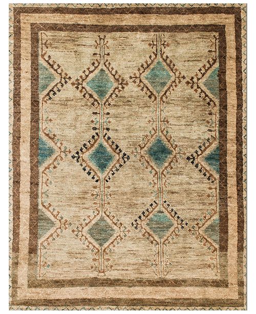 Loloi Nomad Jute Nm 03 Aqua Beige 5 6 X 8 6 Area Rug Reviews