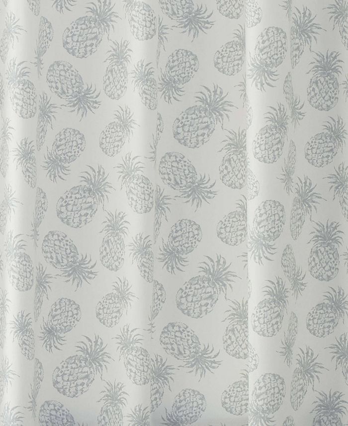 Tommy Bahama Home - Tommy Bahama Tossed Pineapple 100% Cotton Shower Curtain