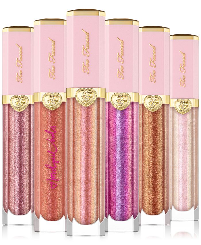 Too Faced Pretty Rich & Dazzling HighShine Sparkling Lip Gloss Macy's