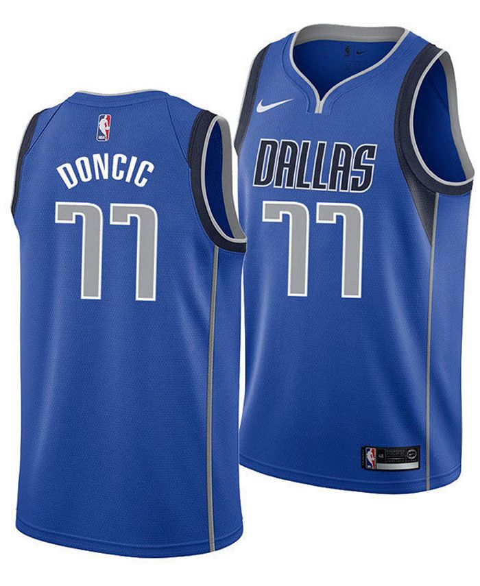 Jersey Nike Luka Doncic Dallas Mavericks Swingman Size 44 Blue