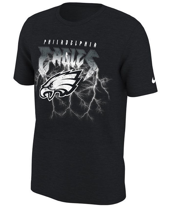 Nike Men's Philadelphia Eagles Dri-Fit Cotton Thunderbolt Album T-Shirt ...