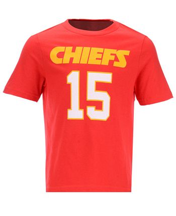 Patrick Mahomes Kansas City Chiefs Youth Mainliner Player Name & Number  Long Sleeve T-Shirt - Red