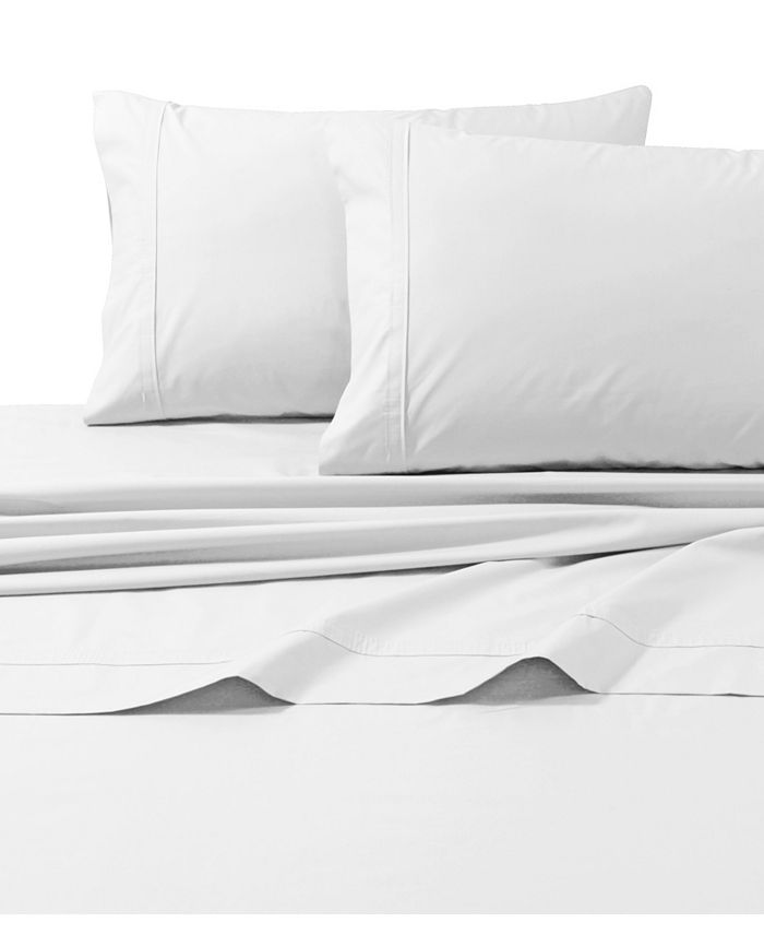 Tribeca Living 300 Thread Count Cotton Percale Standard Pillowcases