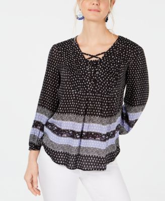 macy's boho tops