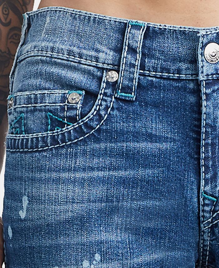 True Religion Mens Skinny-Fit Bleach Splatter Jeans - Macy's