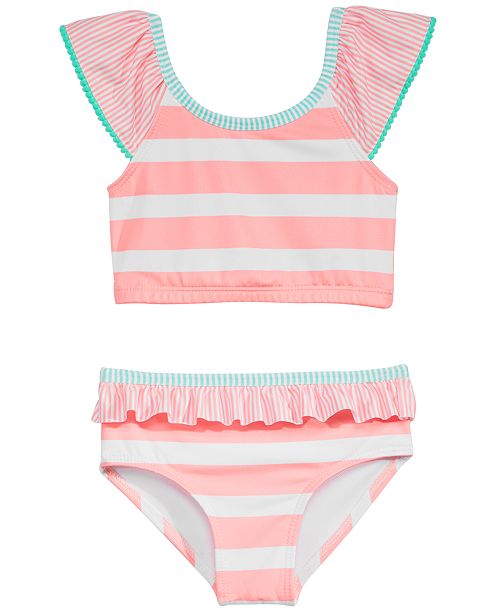 Penelope Mack Toddler Girls 2-Pc. Striped Swimsuit & Reviews - Swimwear ...